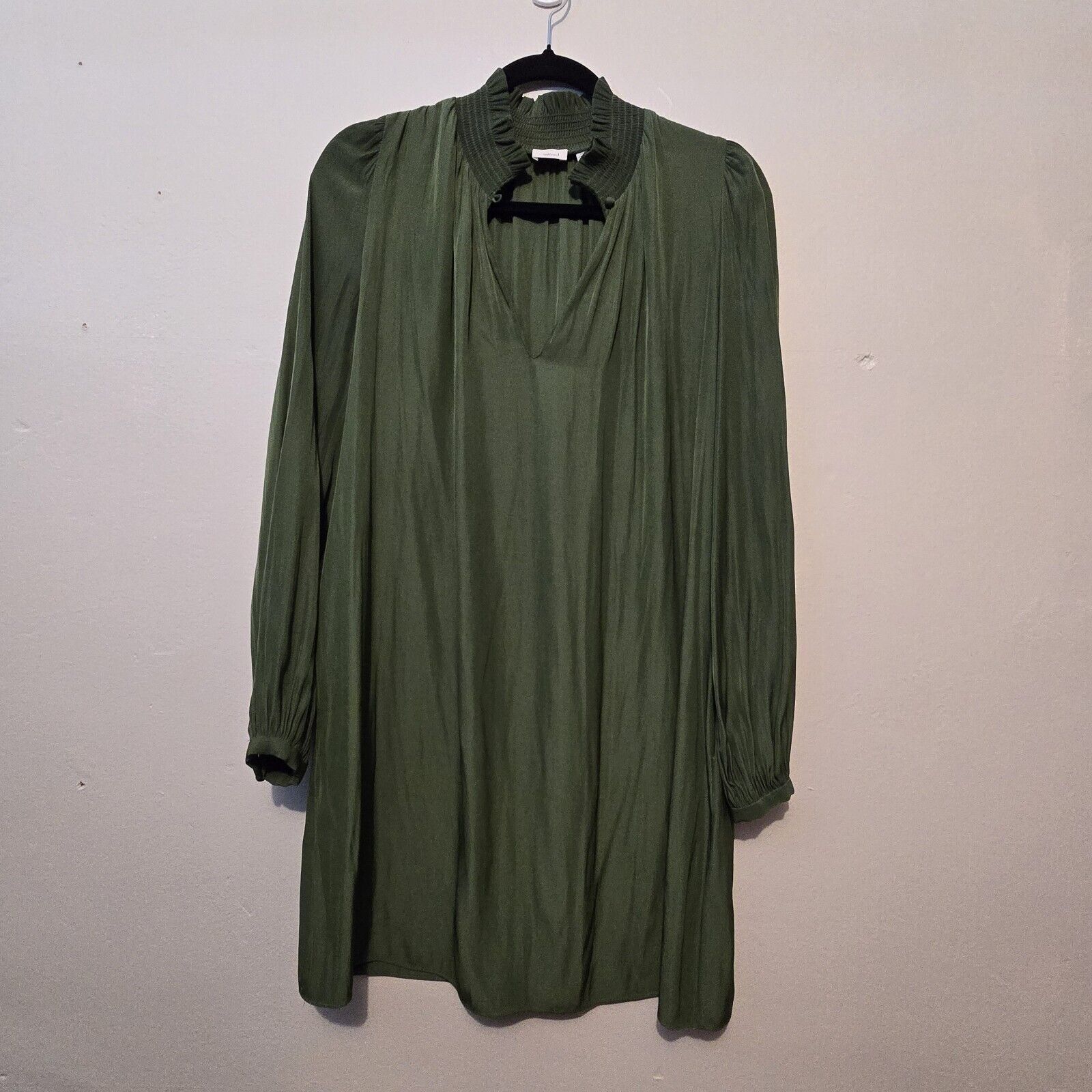 Wilfred Aritzia Garlyn Dress Size XS Green Pocket… - image 9