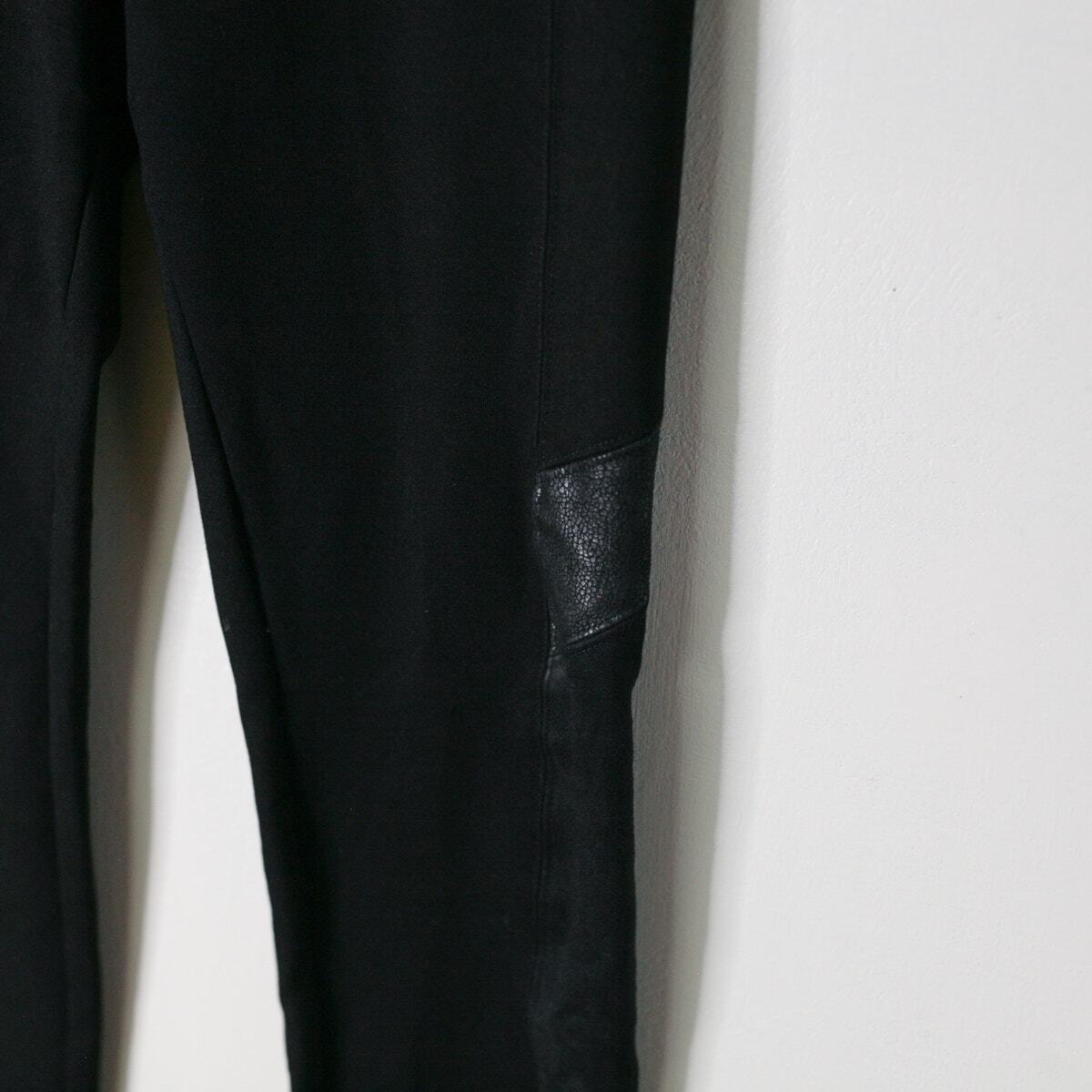 Hale Bob Black Stretch Ultra Suede Leggings Medium - image 6