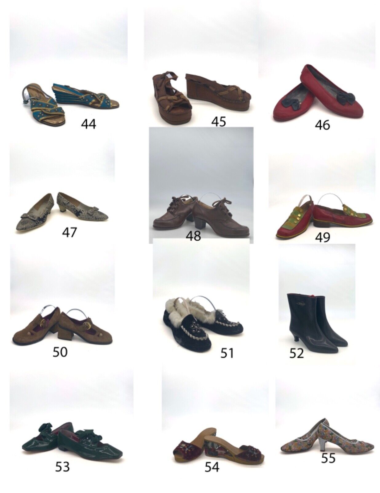 HUGE 100 PAIRS  AMAZING! Vintage Shoe Collection-… - image 4