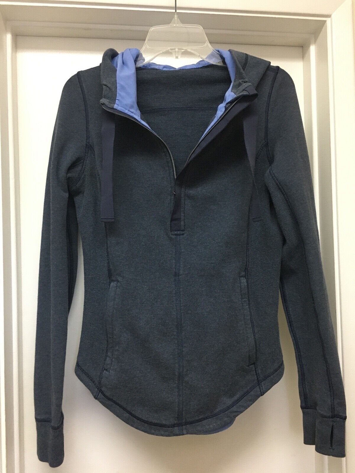 Lululemon Post Sweat Pullover Hoodie 1/2 Zip Swea… - image 1