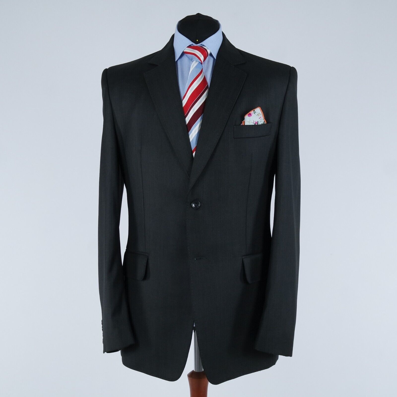 Mens Herringbone Sport Coat 42L US Size GALANT Da… - image 2