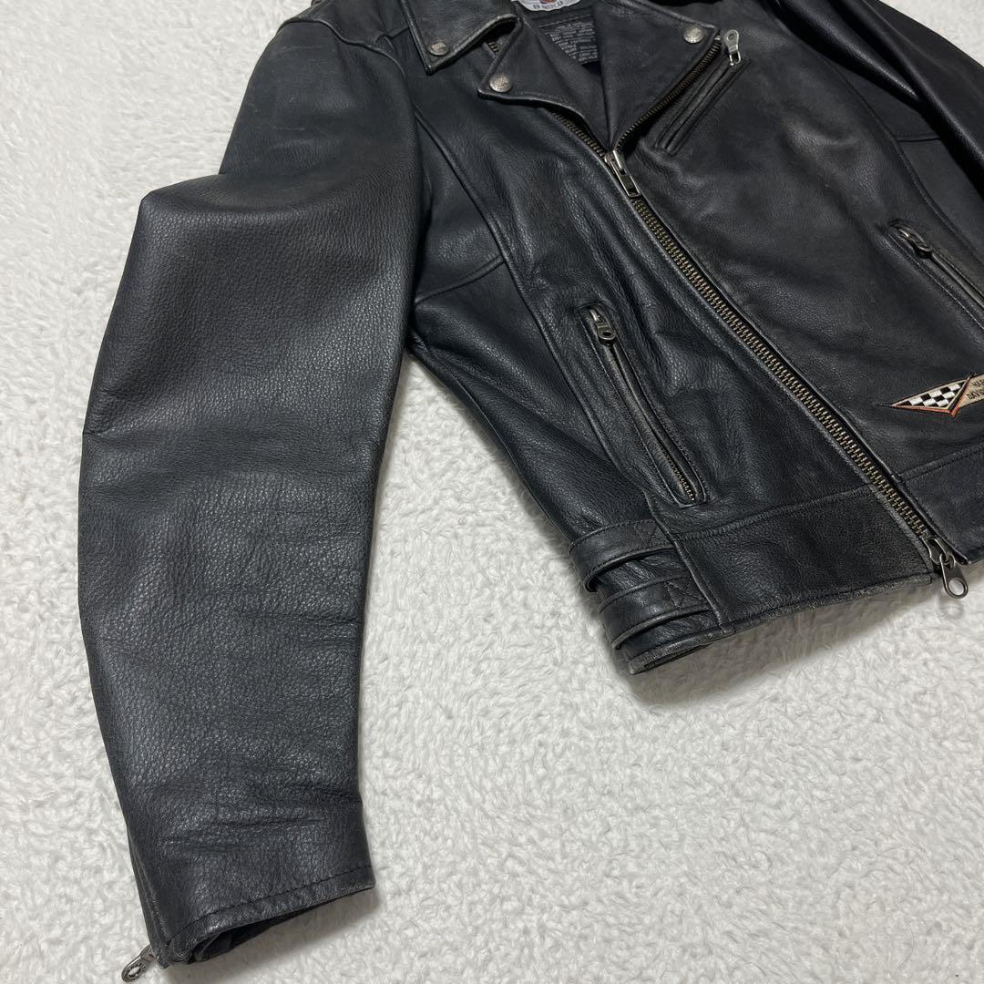 Harley Davidson Leather Jacket Riders S Genuine - image 4