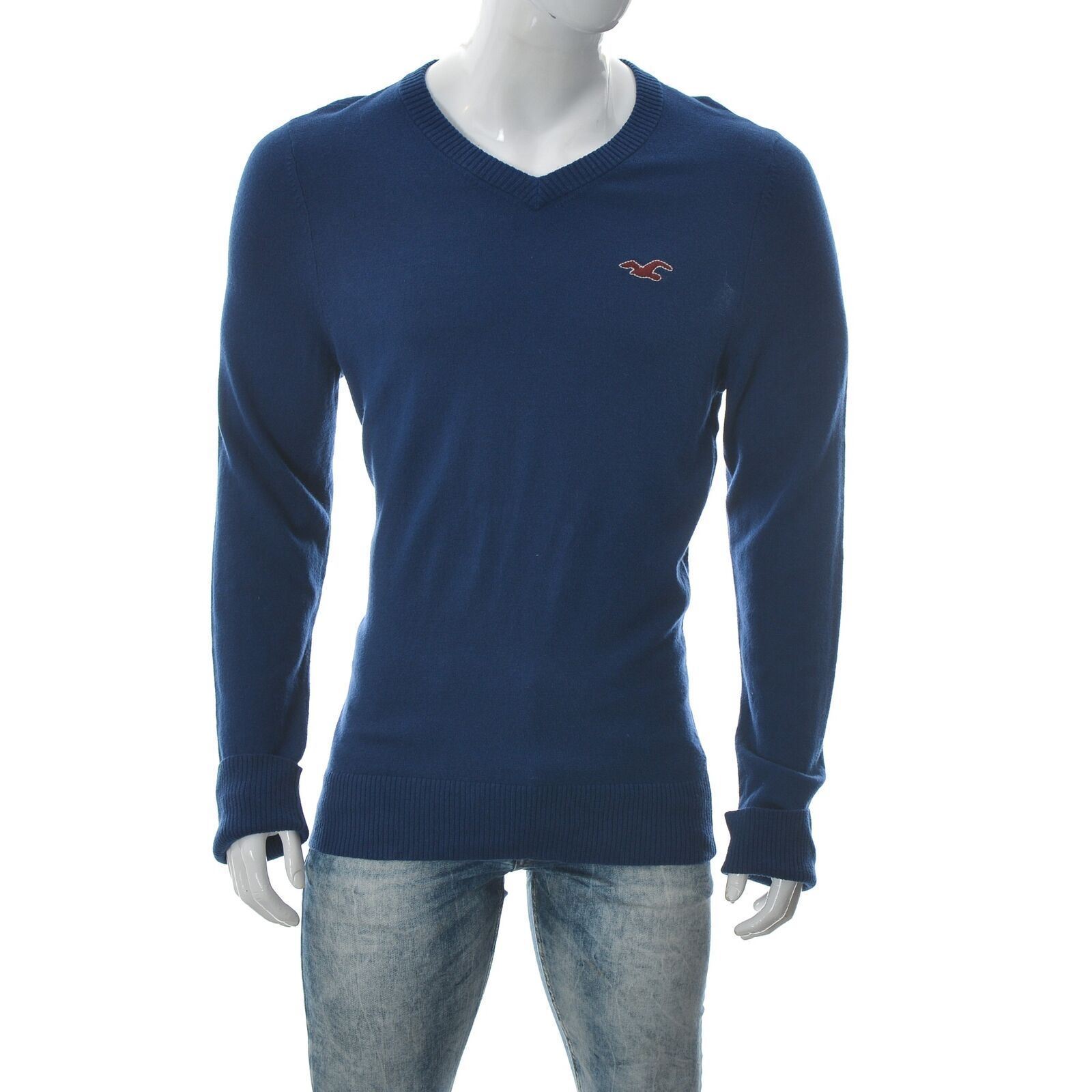 Hollister Men's V-Neck Pullover Sweater Shirt Lon… - image 1