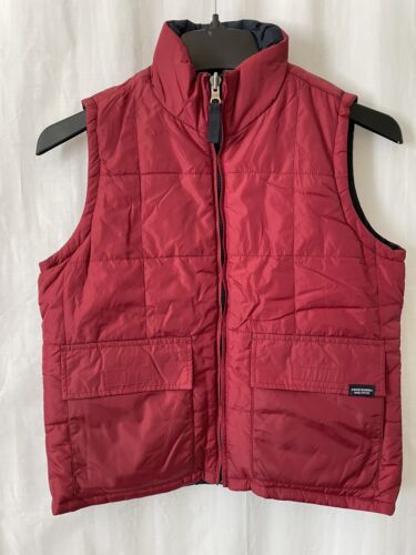 Abercrombie And Fitch Womens sz S Vest Solid Red … - image 1