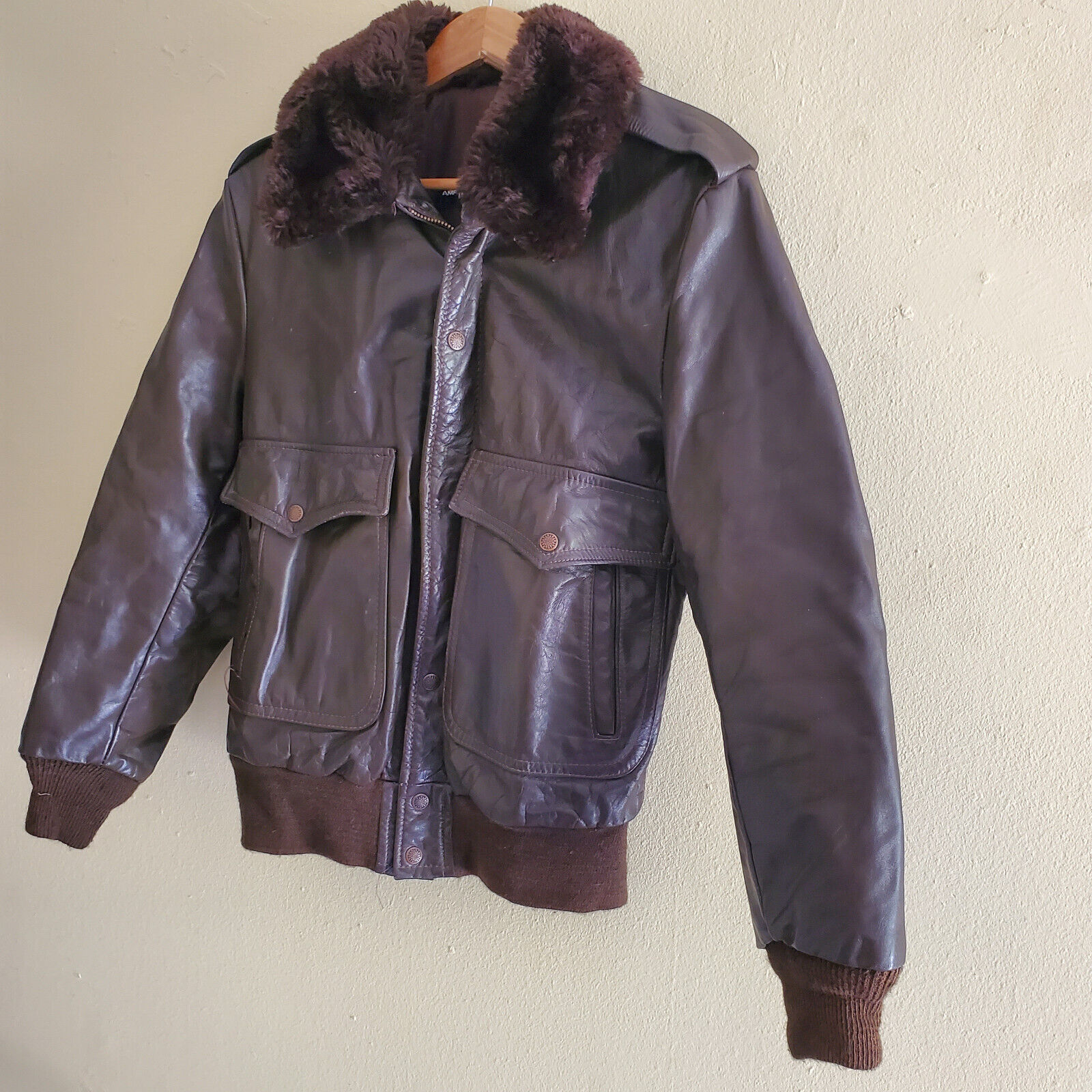 vintage Harley-Davidson AMF Brown Leather Motorcy… - image 3