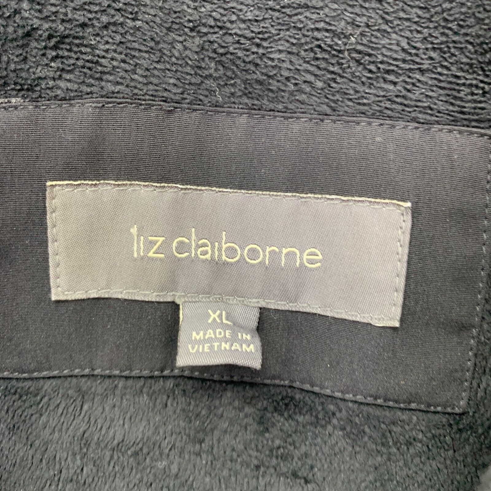 Liz Claiborne Jacket Women Sz XL Insulated Black … - image 5