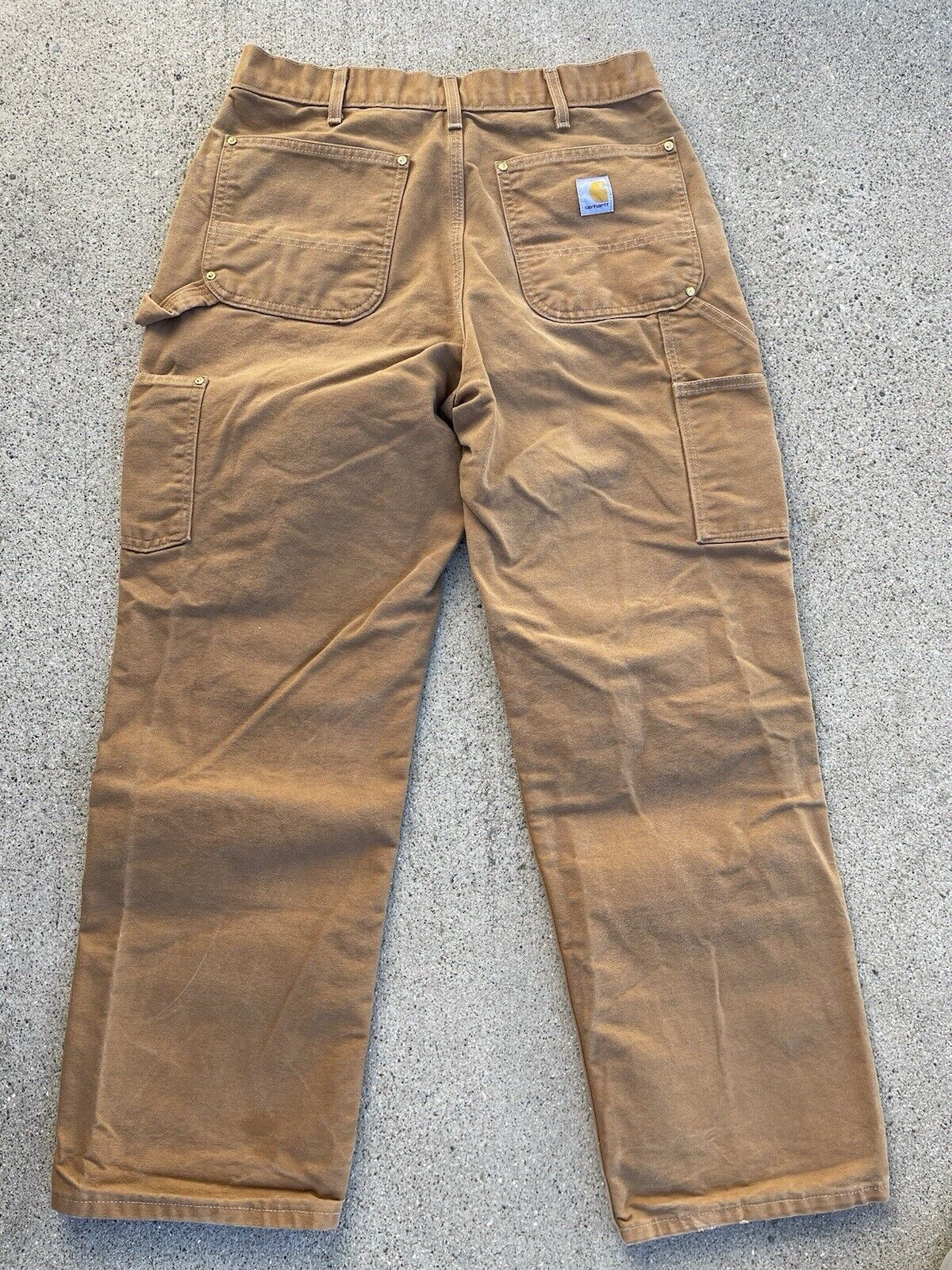 Carhartt B01 Double Knee Pants Mens 36x32 Brown C… - image 8