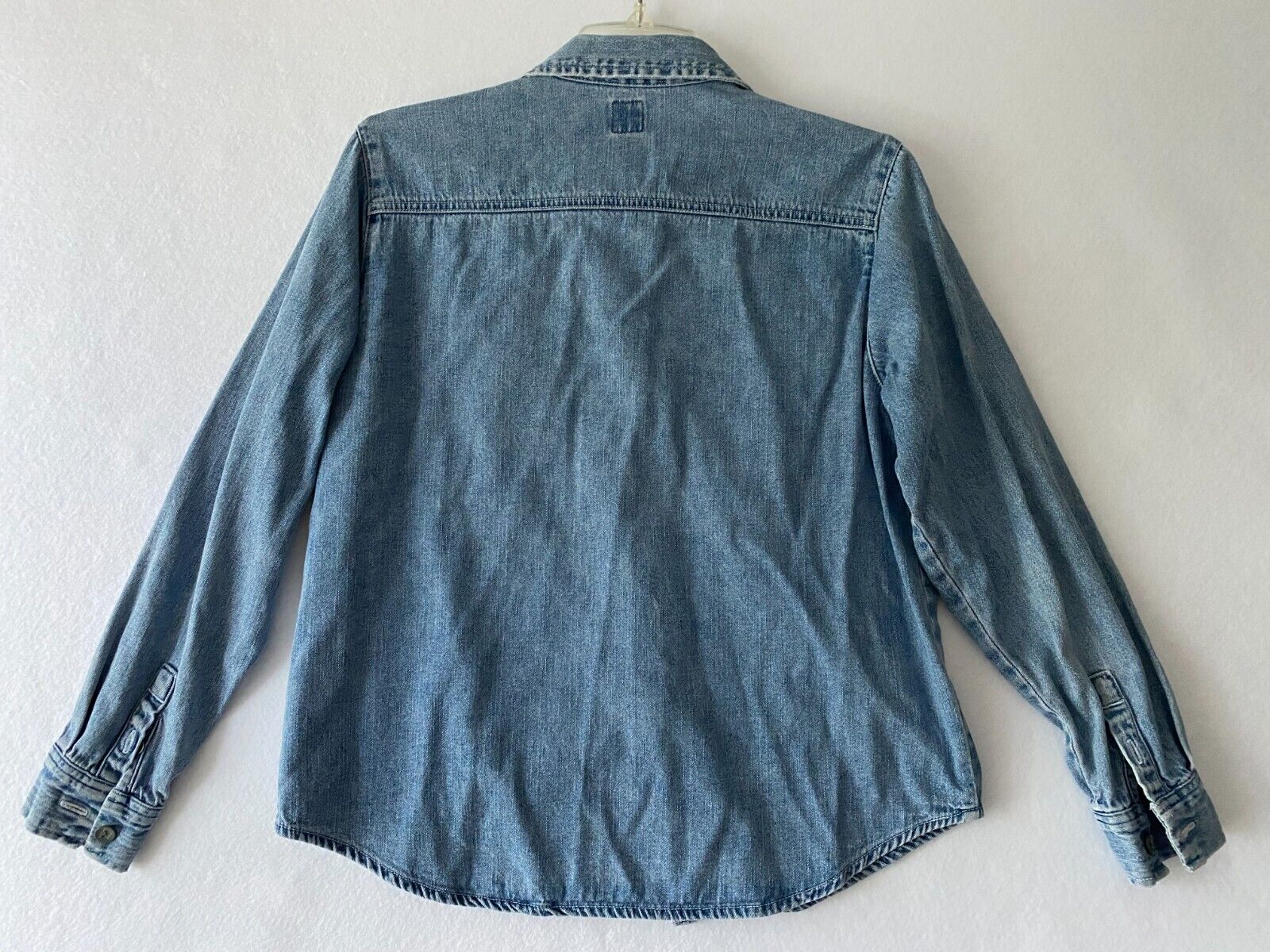 American Eagle Outfitters Chambray Denim Shirt Wo… - image 9