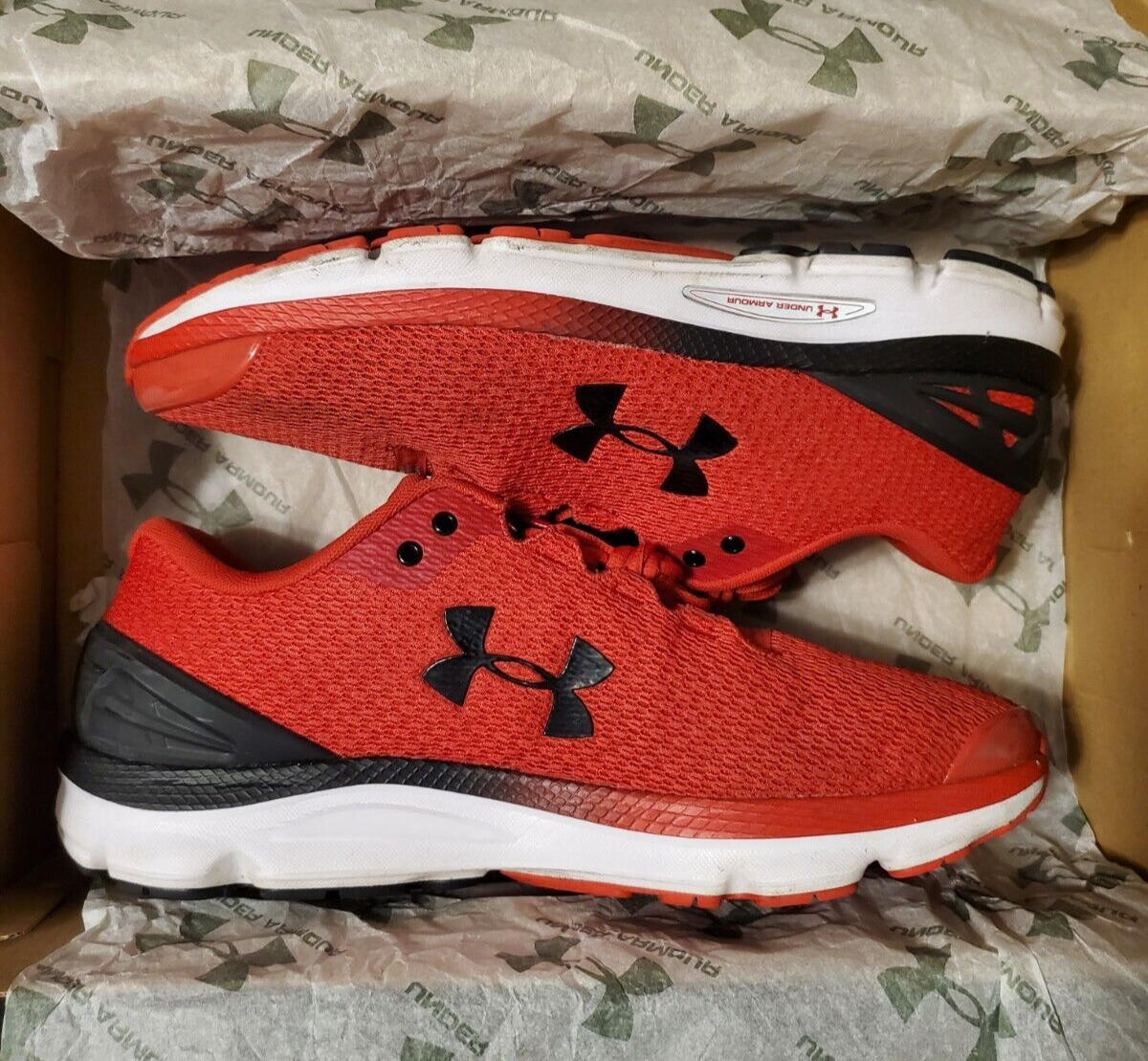 Under Armour Charged Gemini 2020 NM Red Black Men… - image 2