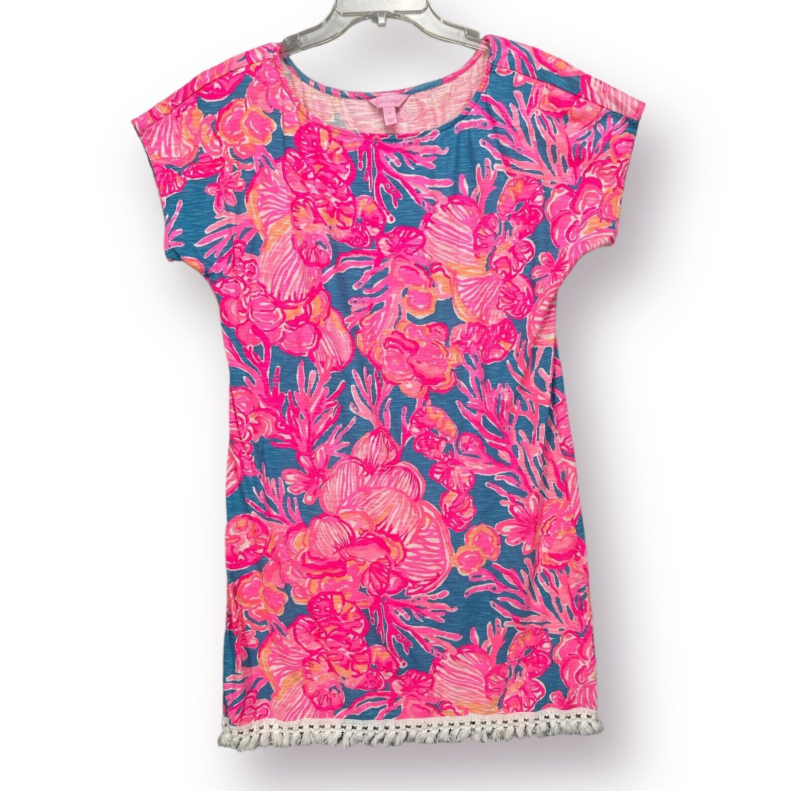 Lilly Pulitzer Tilla dress coverup fan tastic spa… - image 12