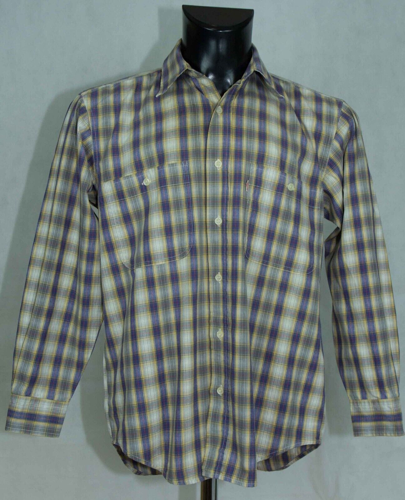 .. Levi's VINTAGE MENS SHIRT LONG SLEEVE COTTON S… - image 8