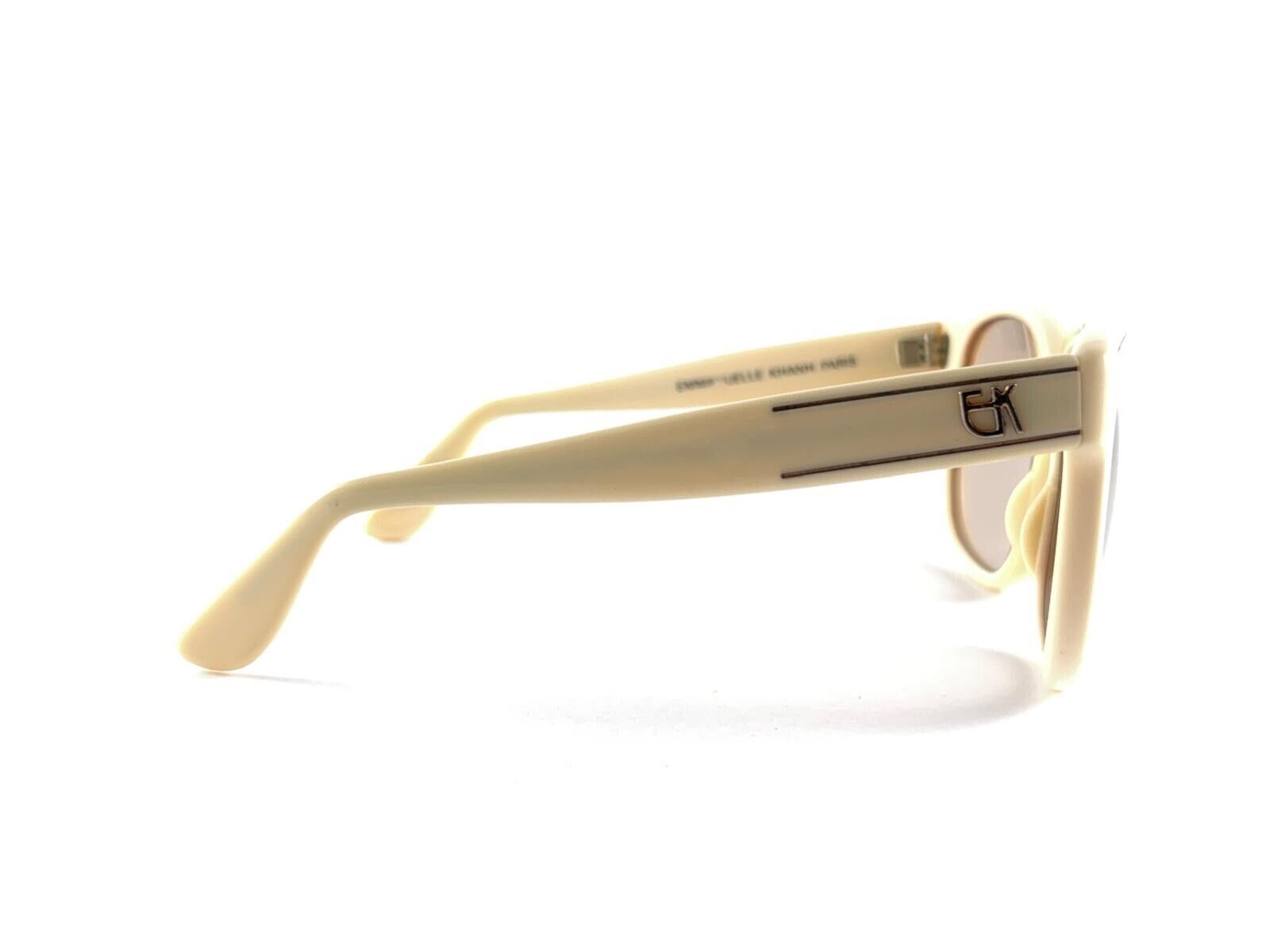 VINTAGE EMMANUELLE KHANH BEIGE OVERSIZED SUNGLASS… - image 3