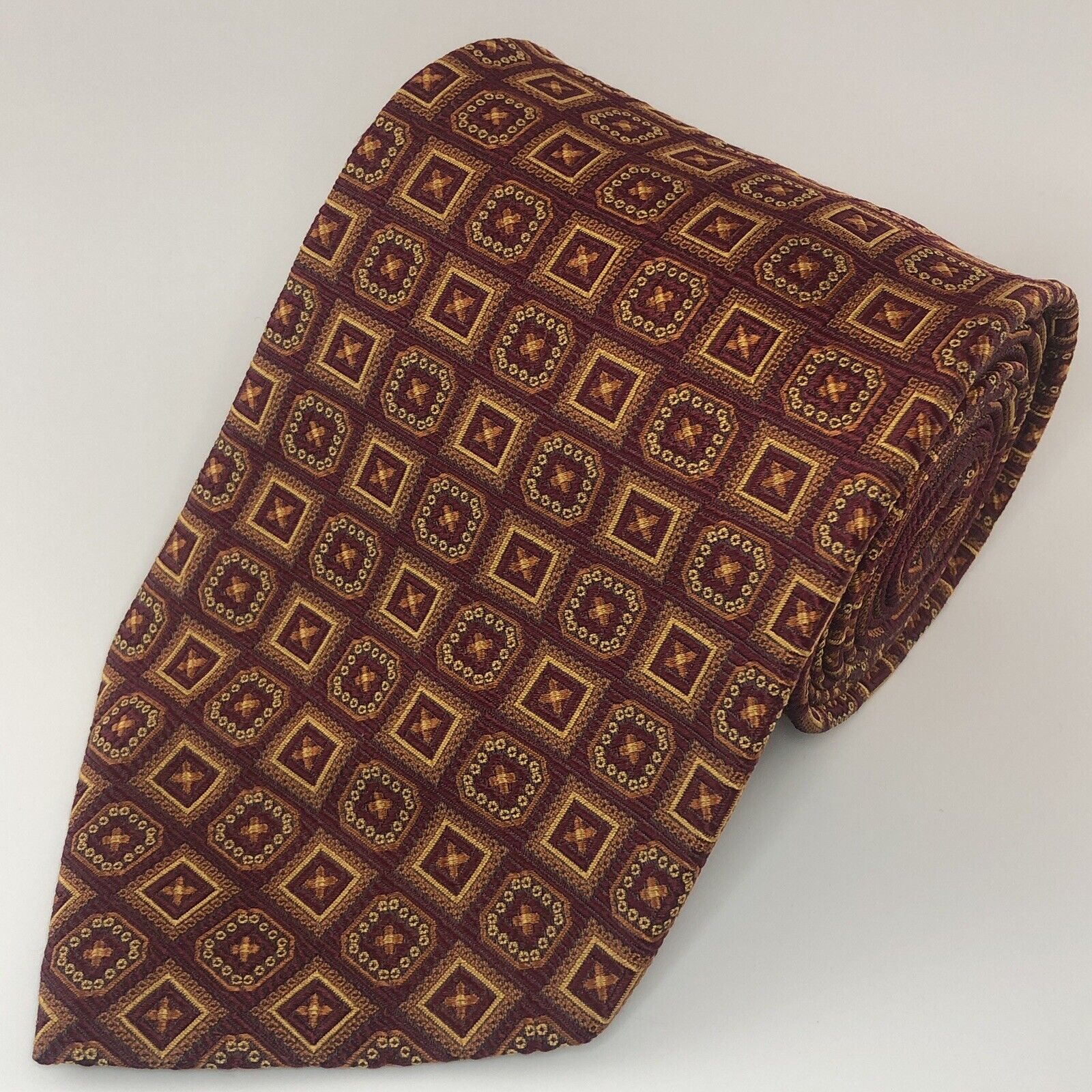 Pristine Brooks Brothers Makers Tie Burnt Orange … - image 6