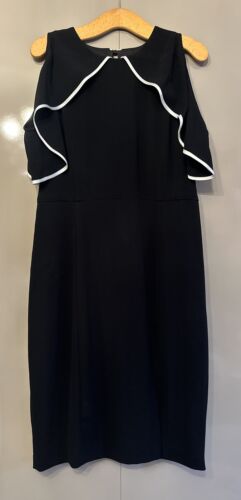 Coast Beautiful Black Dress - Size 16 - image 1