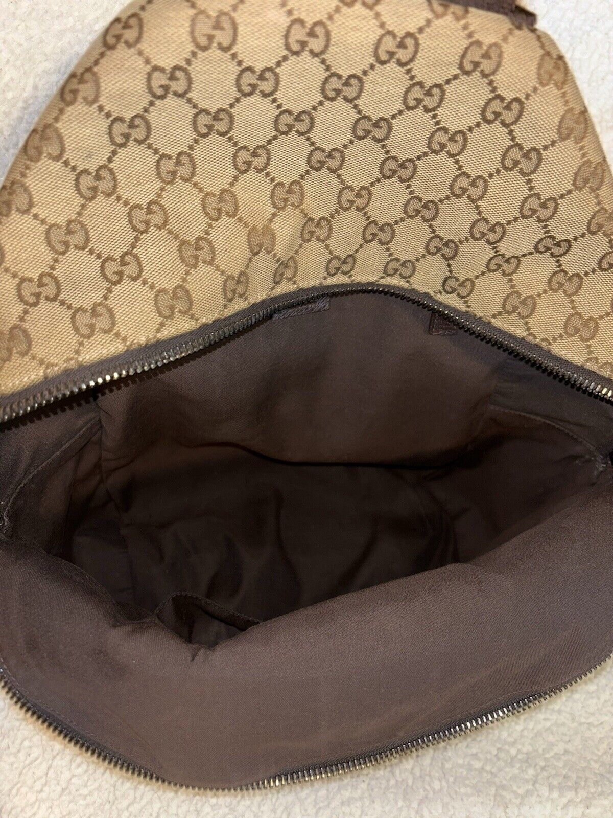 Gucci Backpack Beige Supreme  Canvas GG Monogram … - image 13