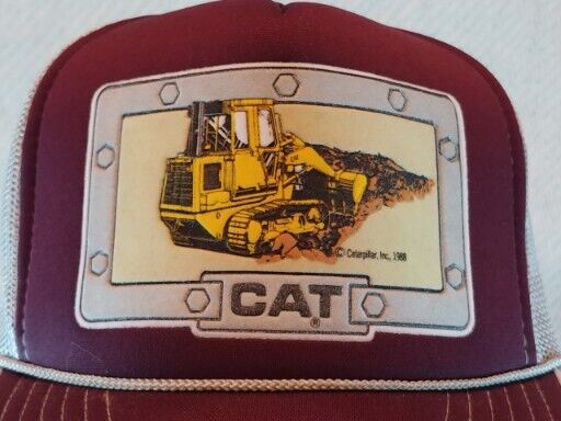 CATERPILLAR CAT Tonkin Snap Back Hat Burgundy Mar… - image 7