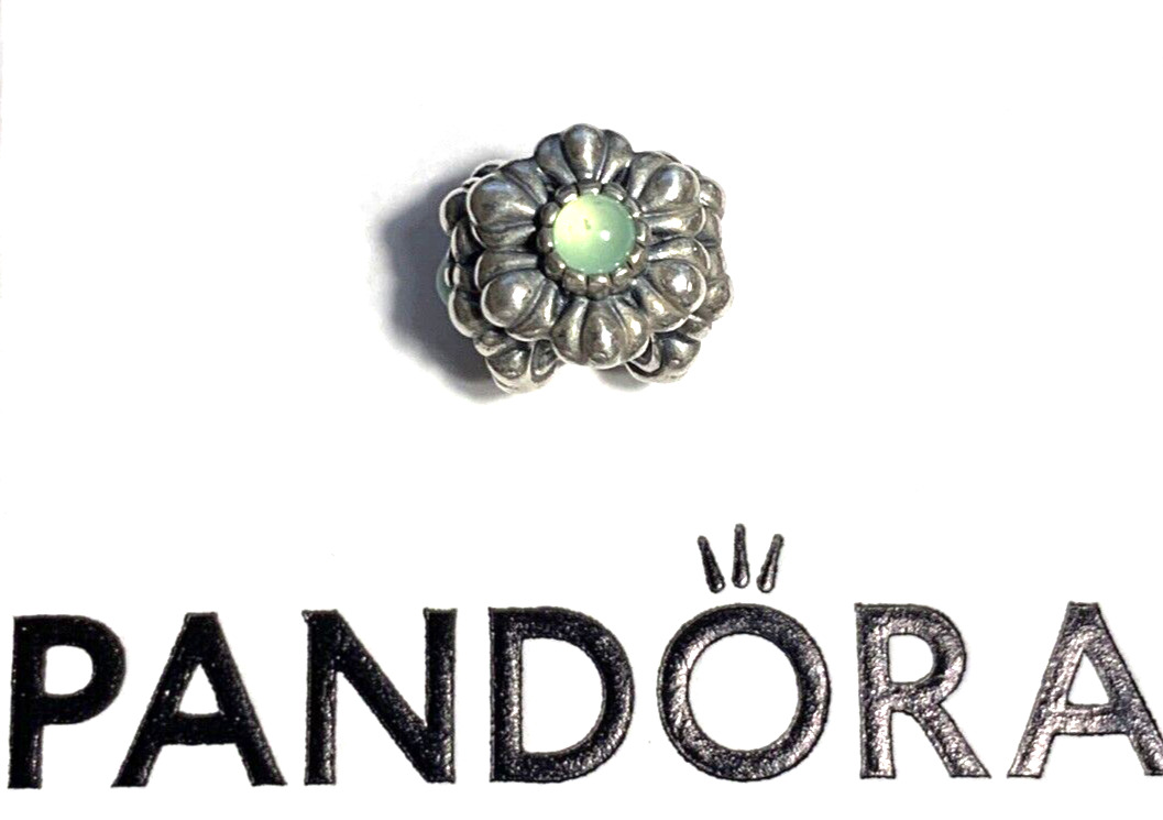 Pandora Charm 925 ALE Sterling Silver BIRTHDAY FL… - image 1