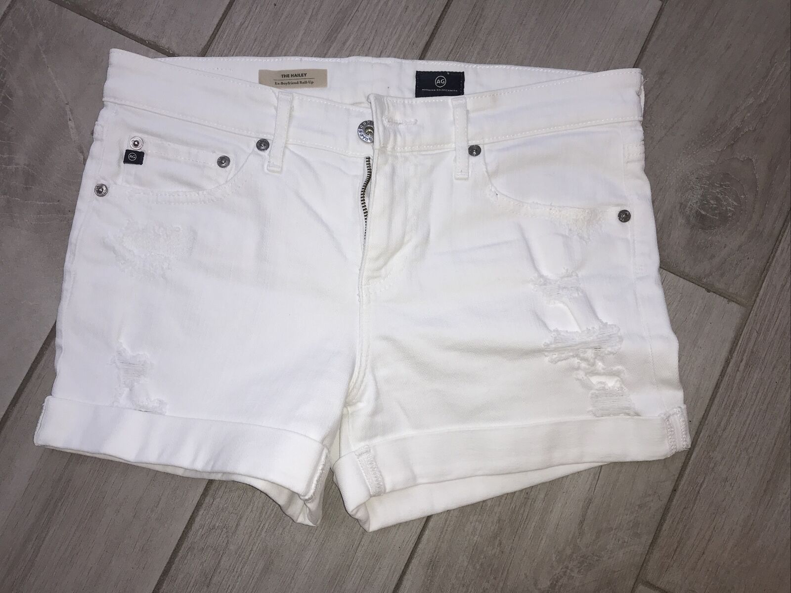 AG women's white shorts. Size: 26 - image 1