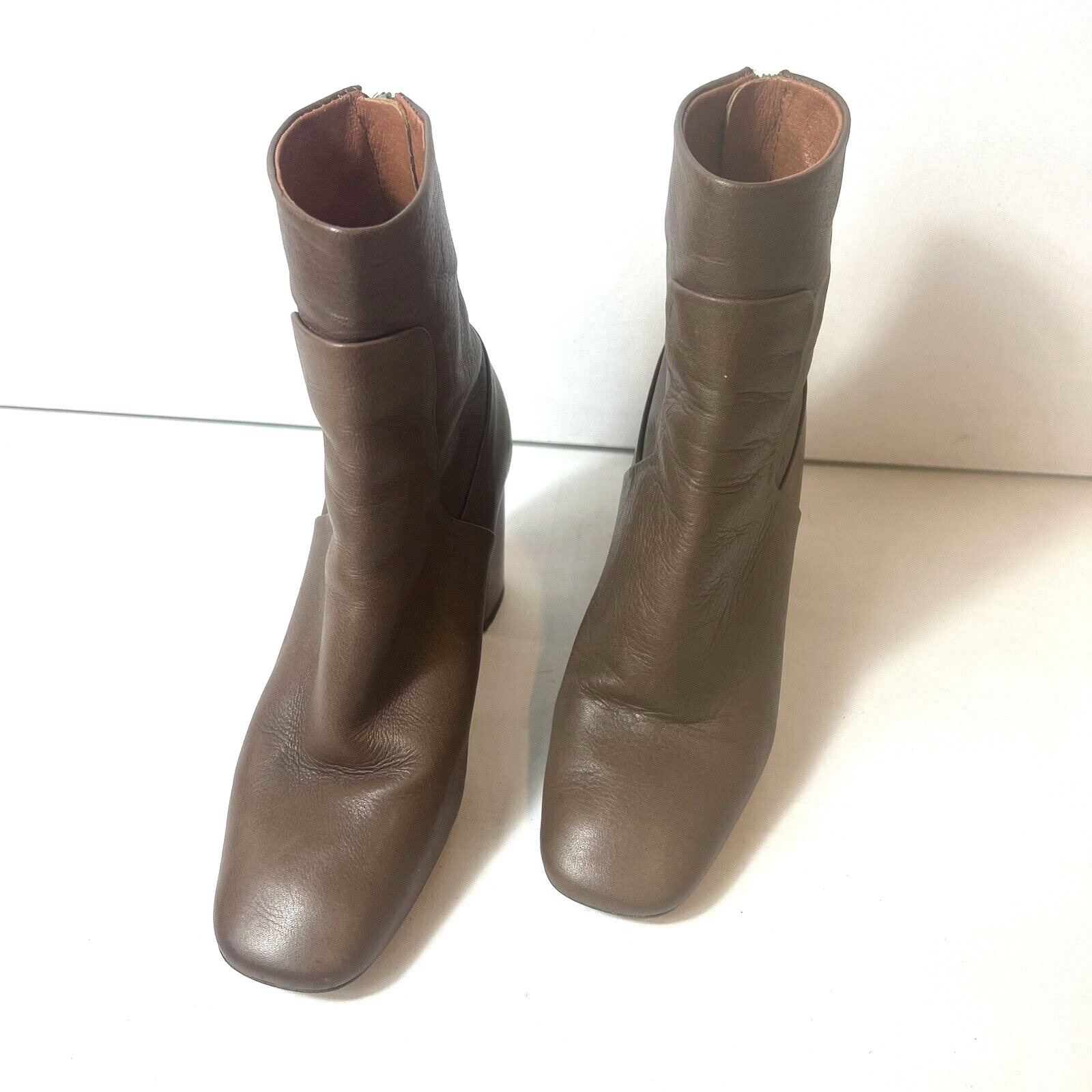 Topshop Womens Size US 5.5 EU 36 Brown Leather Ma… - image 2