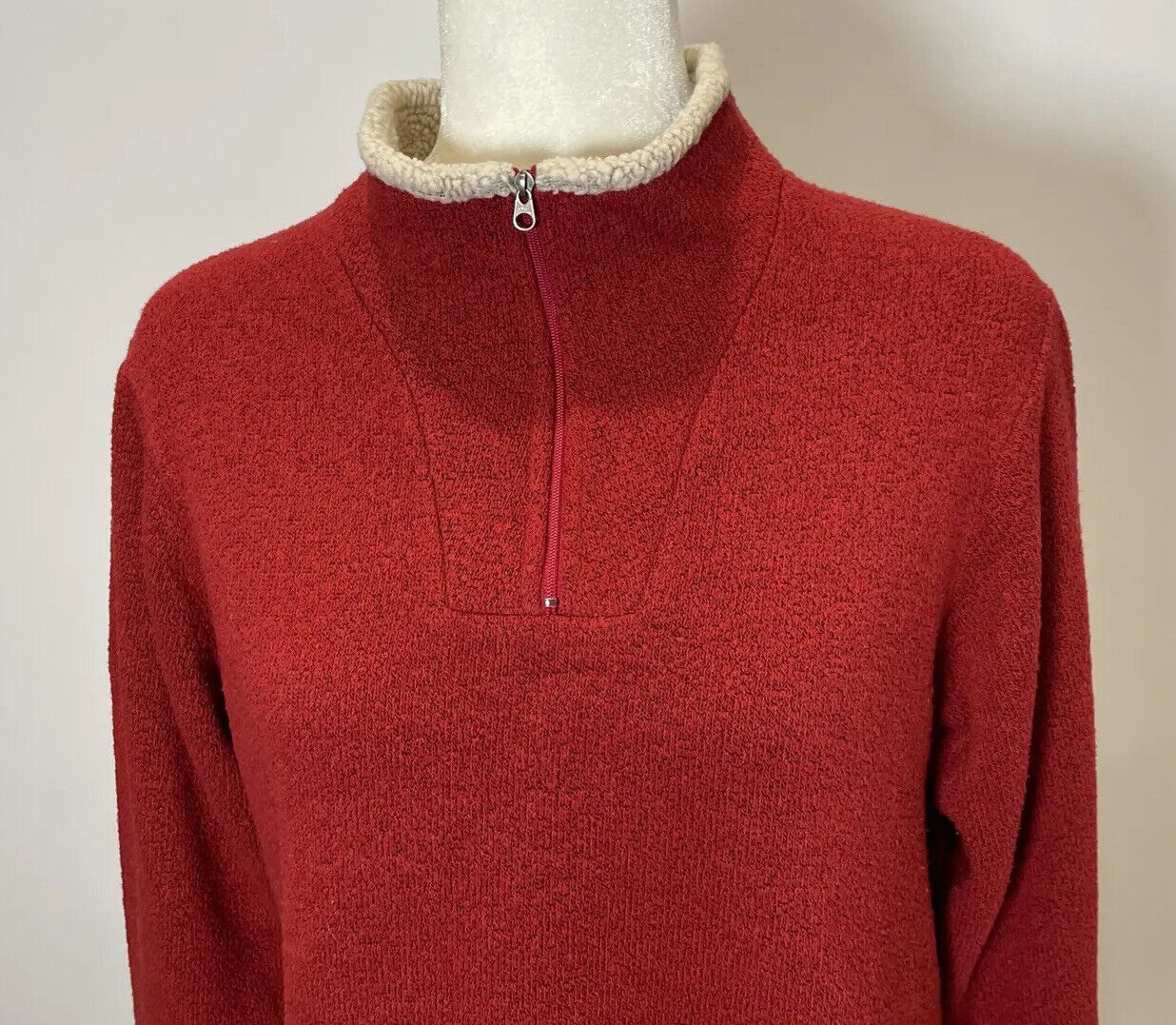 Kuhl Women’s Medium Alpaca Fleece Quarter Zip Moc… - image 3