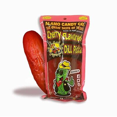 ALAMO Chamoy Cherry Pickle Alamo Candy CO. Big Tex Dill Pickle | eBay