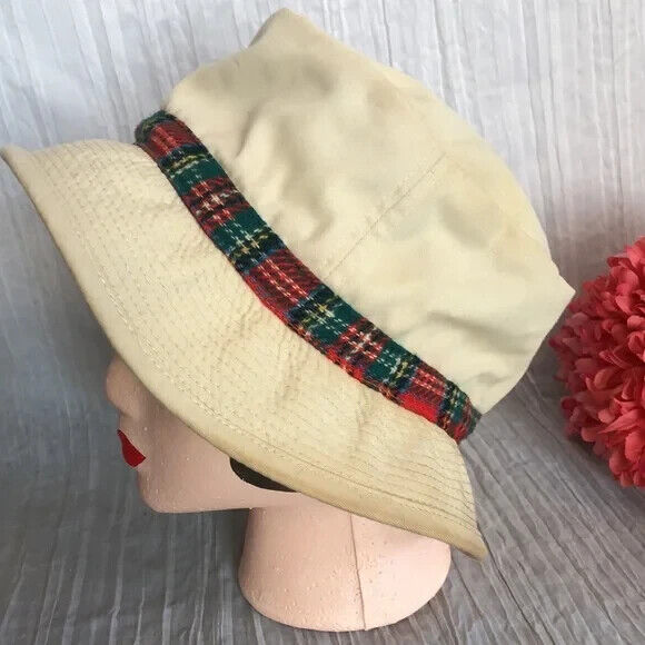 Vintage tan L L BEAN mens or womans fishing hat b… - image 2