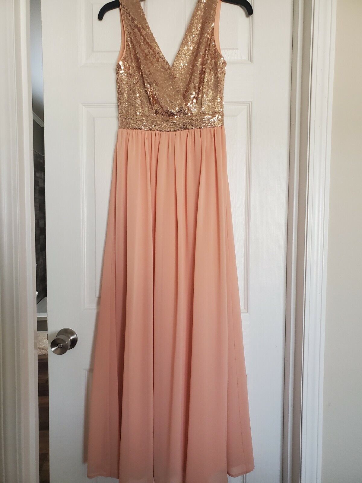 Rose Gold Dress Size S - image 2