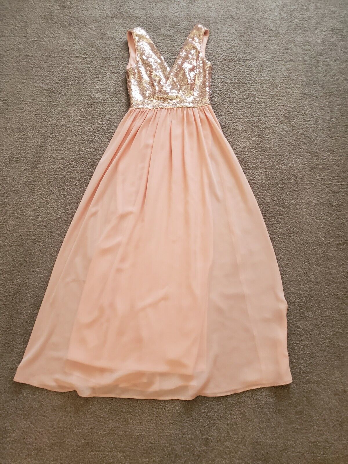 Rose Gold Dress Size S - image 3