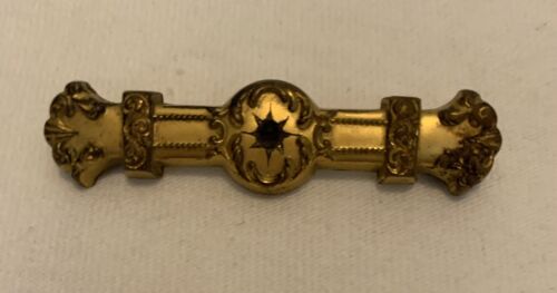 antique victorian bar pin - image 1