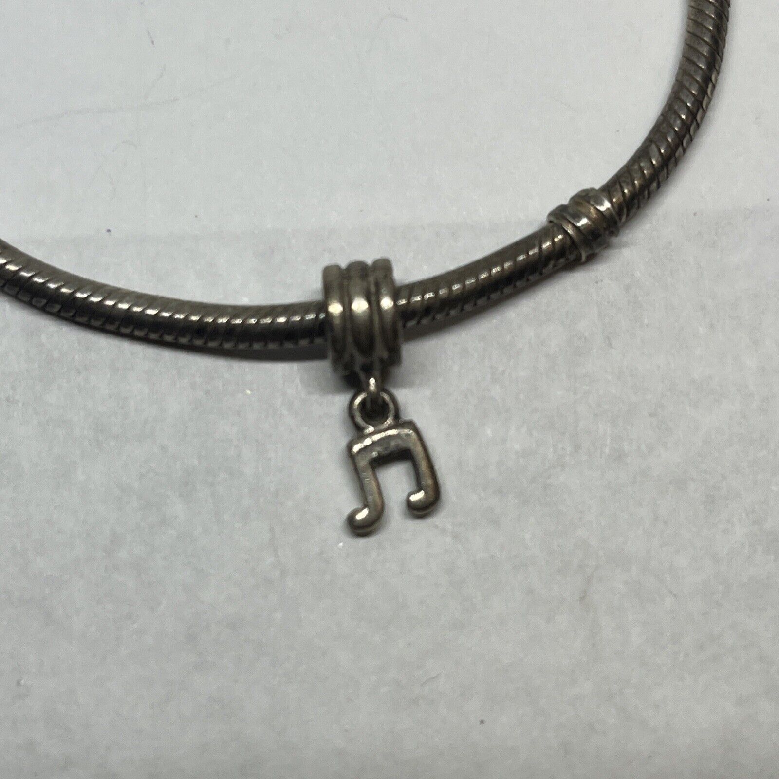 Authentic PANDORA Sterling Silver Snake Chain Bra… - image 2