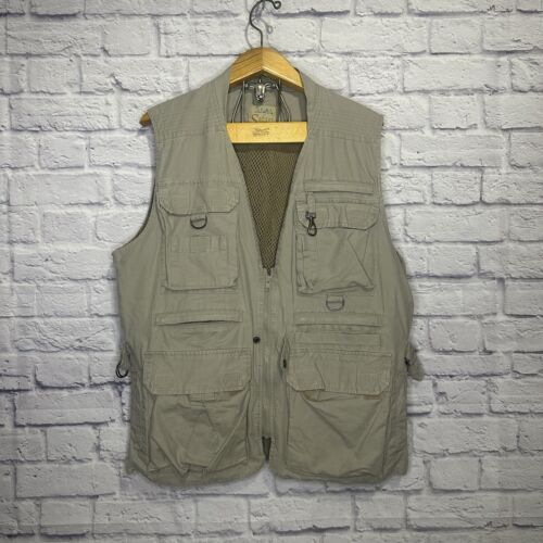 Cabelas Safari Series Mens Sleeveless Vented Vest… - image 1