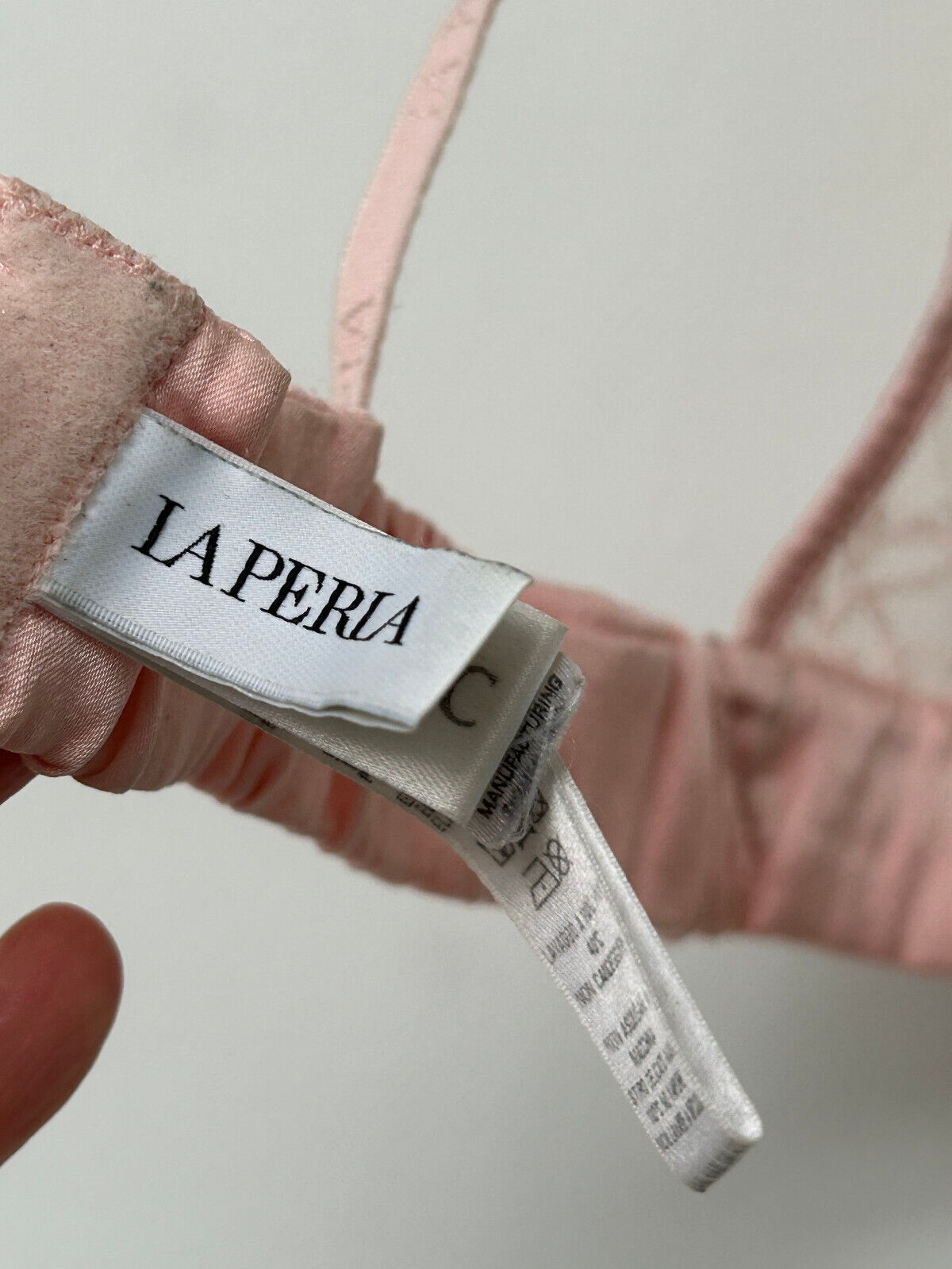 LA PERLA Pink Secret Story Lace Tulle & Silk Sati… - image 7