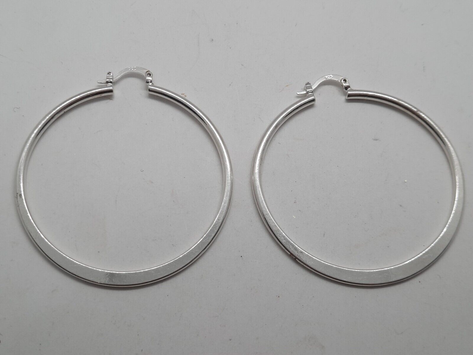 925 Sterling Silver Hoop Earrings - image 11