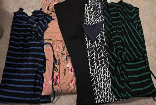 EUC Huge Lot of 5 Maternity Dresses Size SMALL Mo… - image 1