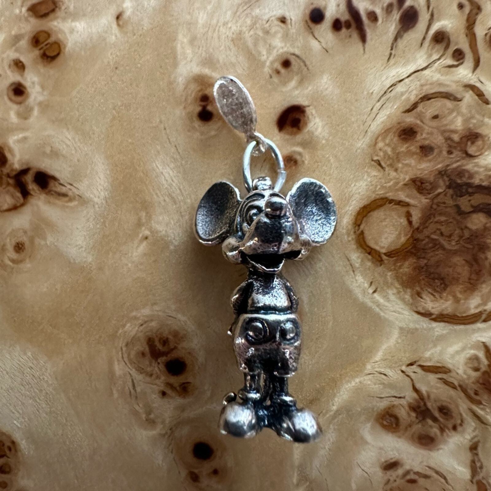 Vintage Disney Sterling Silver Mickey Mouse Charm. - image 1