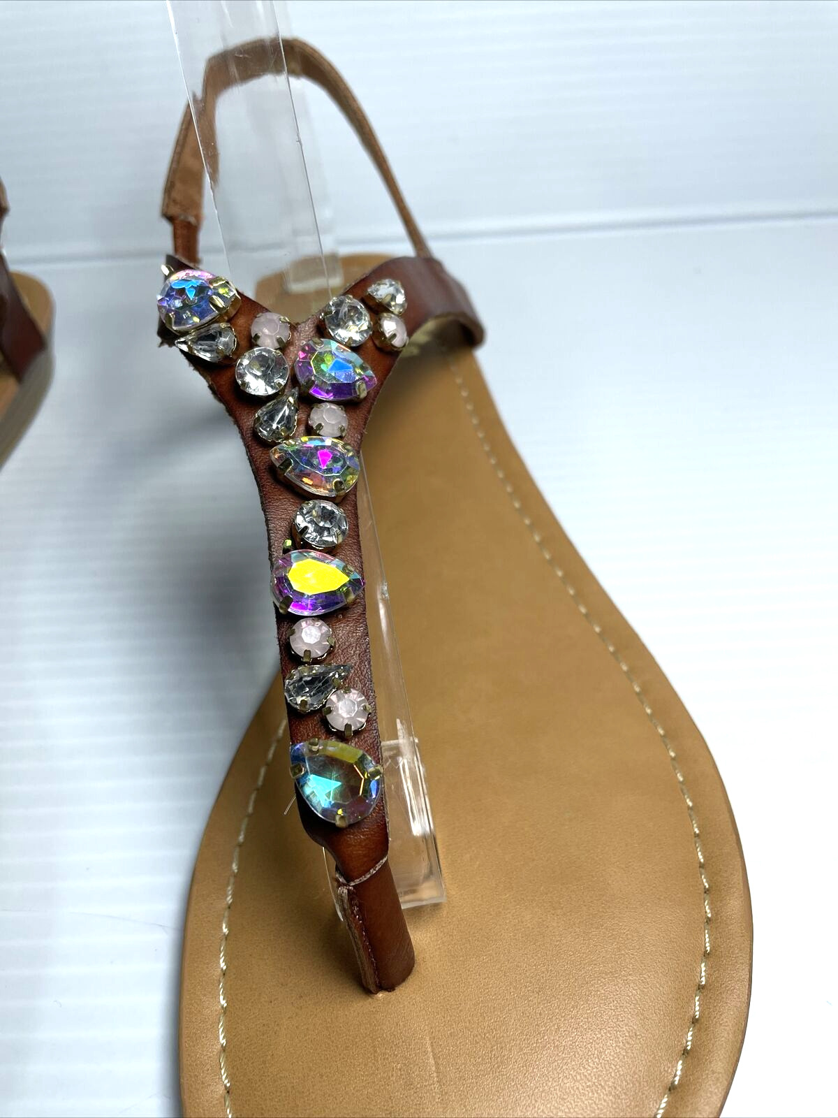 Fergalicious Women's Size 7.5M Jeweled  Sandals T… - image 5