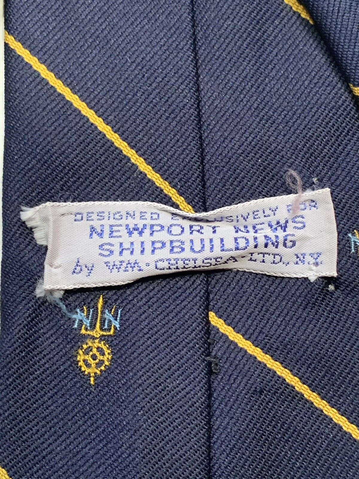 NEWPORT NEWS SHIPBUILDING EMPLOYEE BLUE NECK TIE,… - image 3