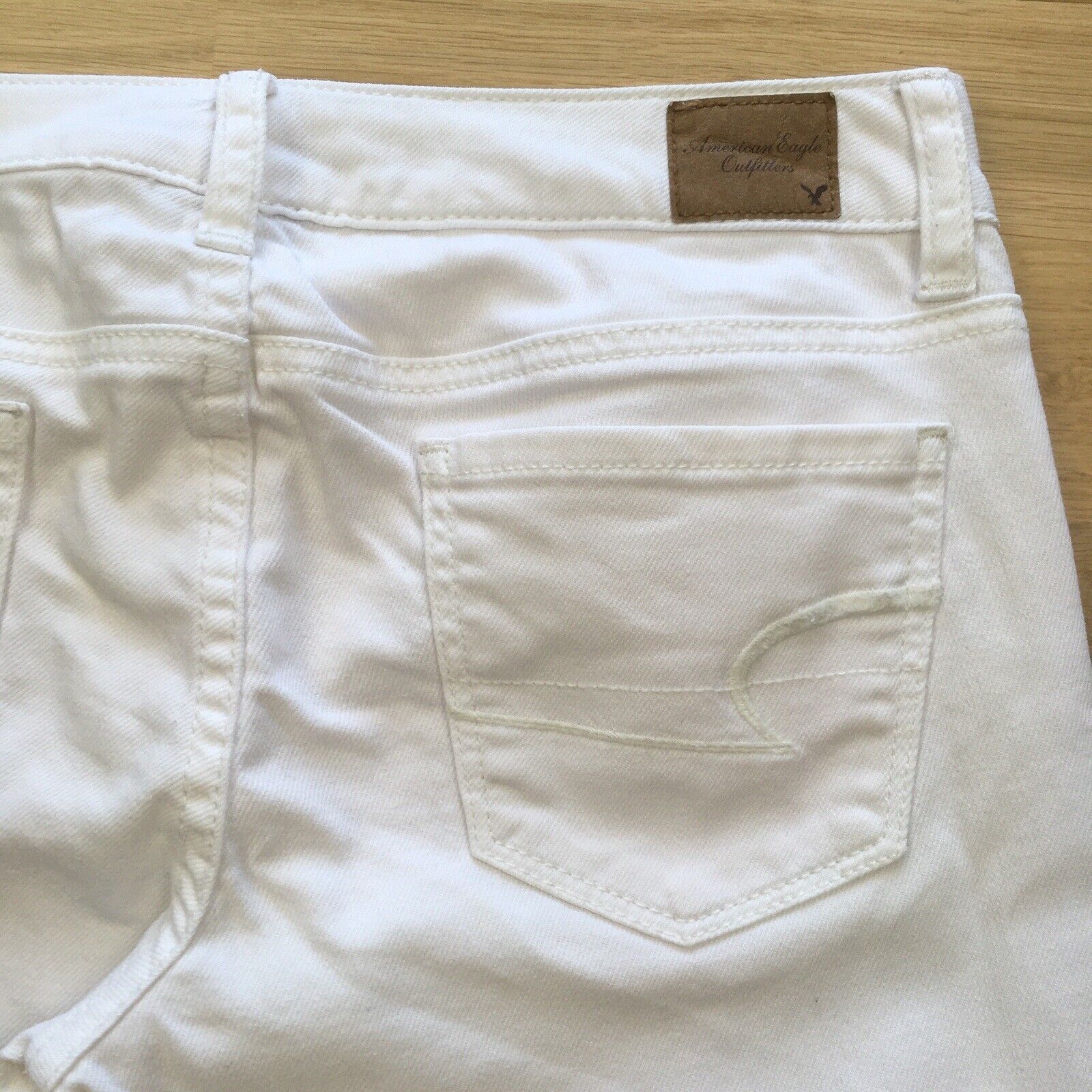 American Eagle Womens Jeans Sz W27 W32 White Low … - image 7