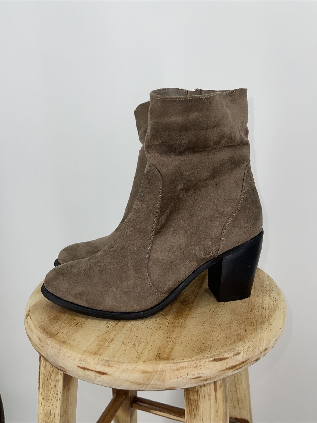 ASOS Truffle Collection Taupe Brown Suede Ankle H… - image 2