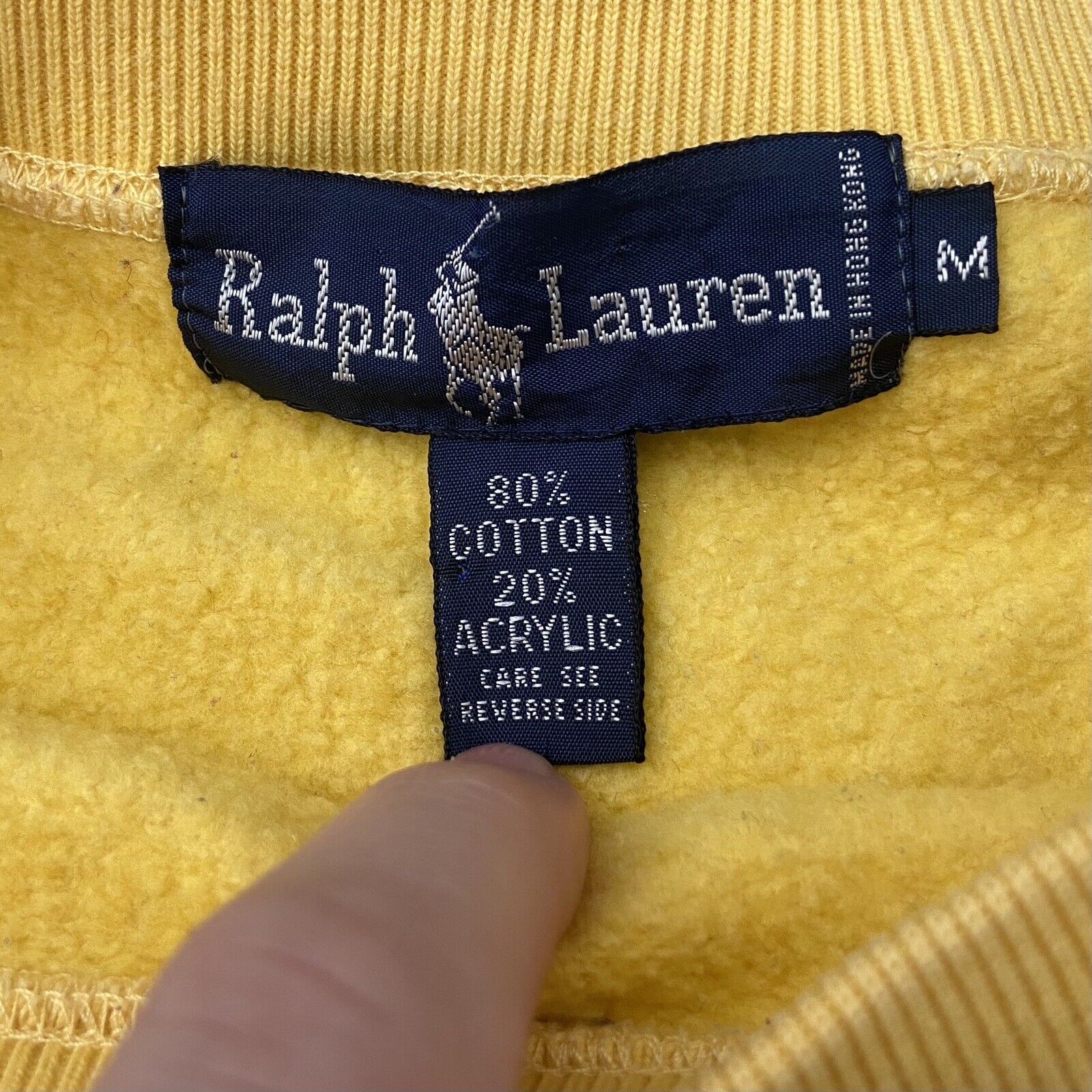 Vintage Polo Ralph Lauren Cross Flags M Colorbloc… - image 5