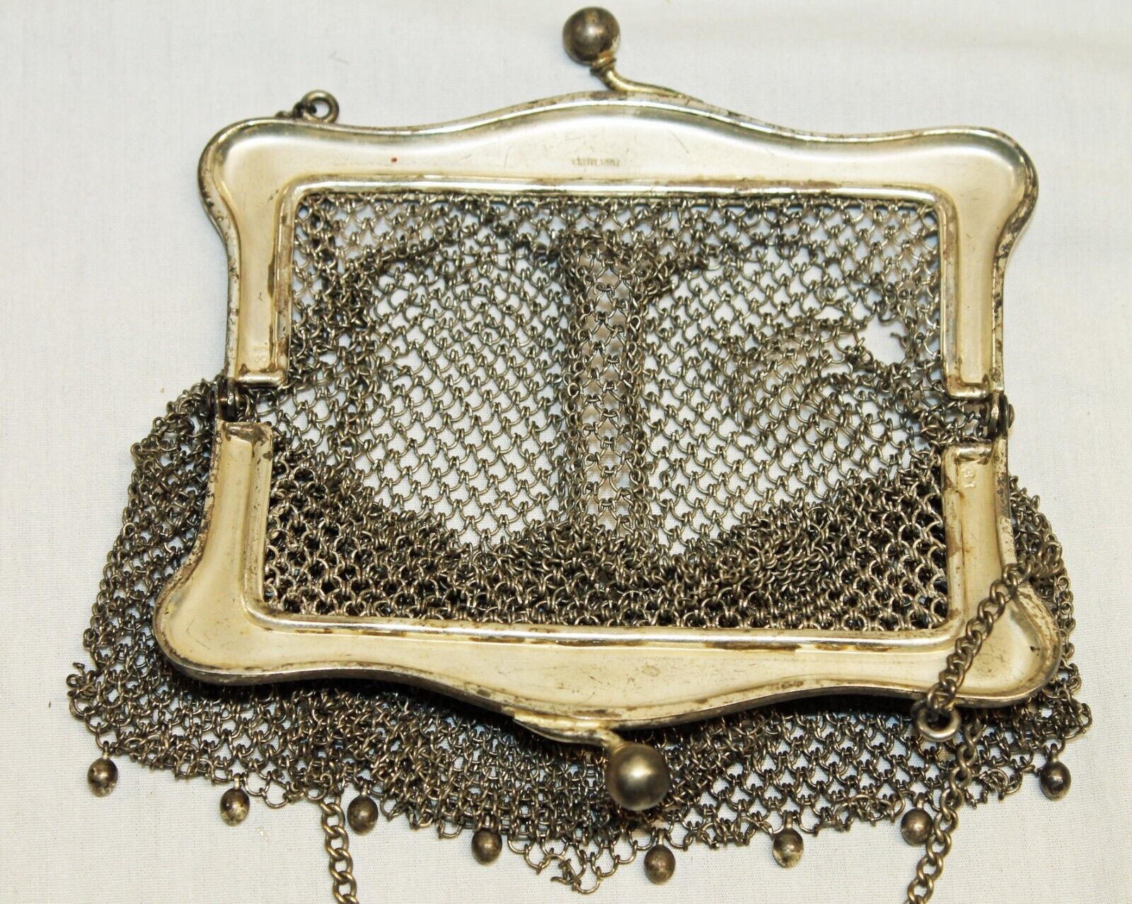 Antique German Silver Flapper Purse - image 5