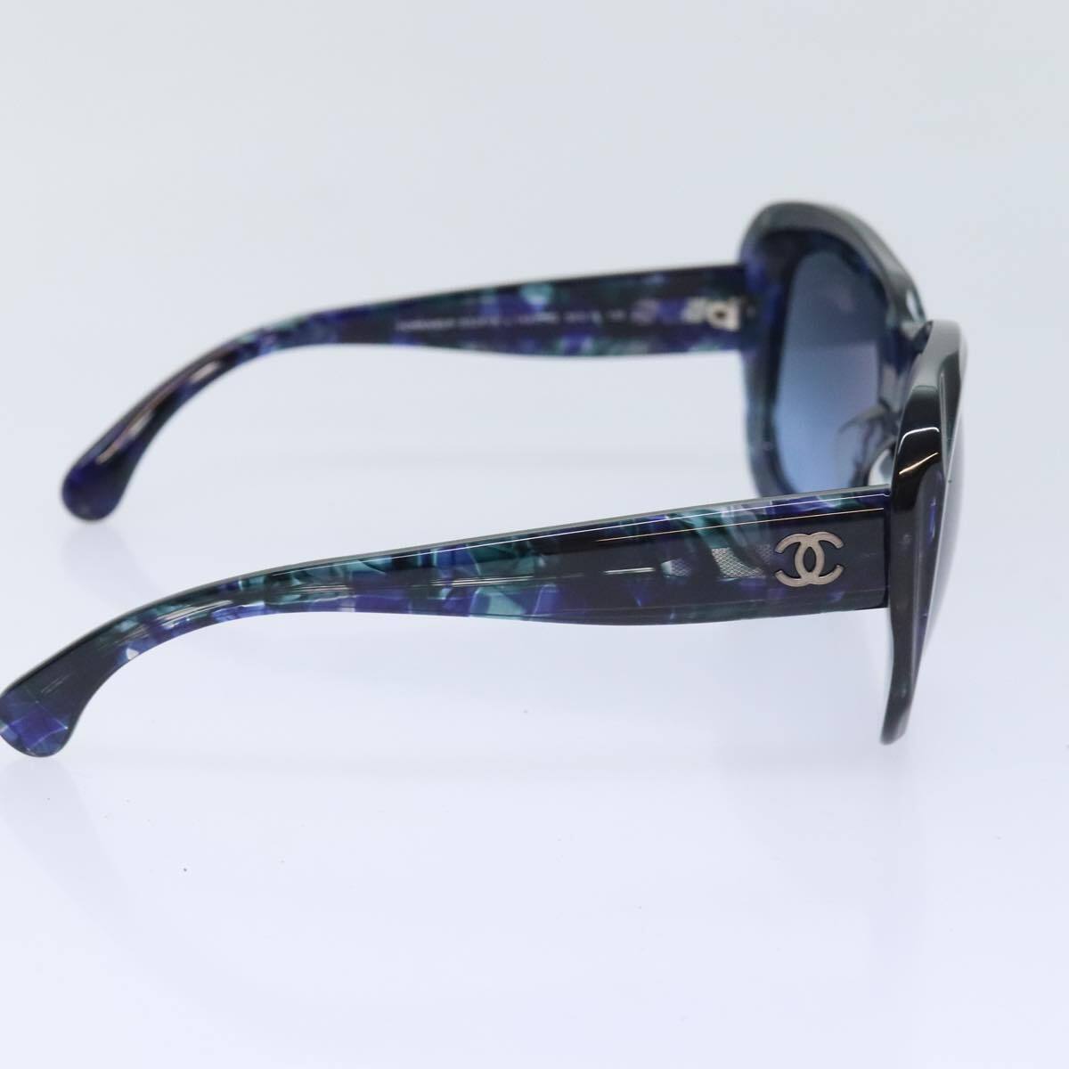 Chanel Cc Navy Plastic Glasses Authentic - image 5