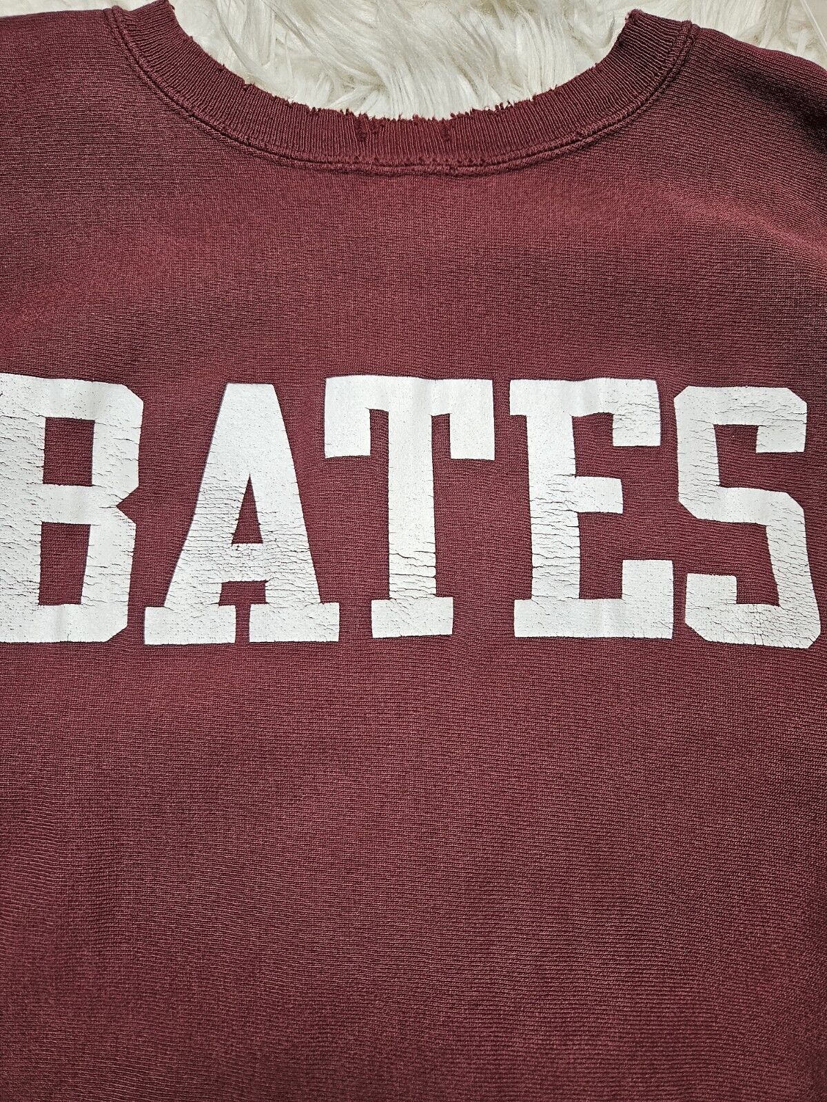 VTG 90's Champion Reverse Weave Bates College Cre… - image 4