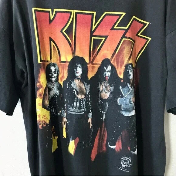 Kiss Vintage 90s T Shirt Men's Size XL Cronies Ta… - image 2