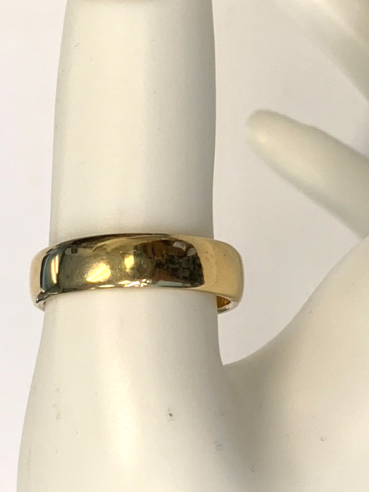 ESTATE 14K WOMENS WEDDING  Band 14K Yellow Gold - image 4