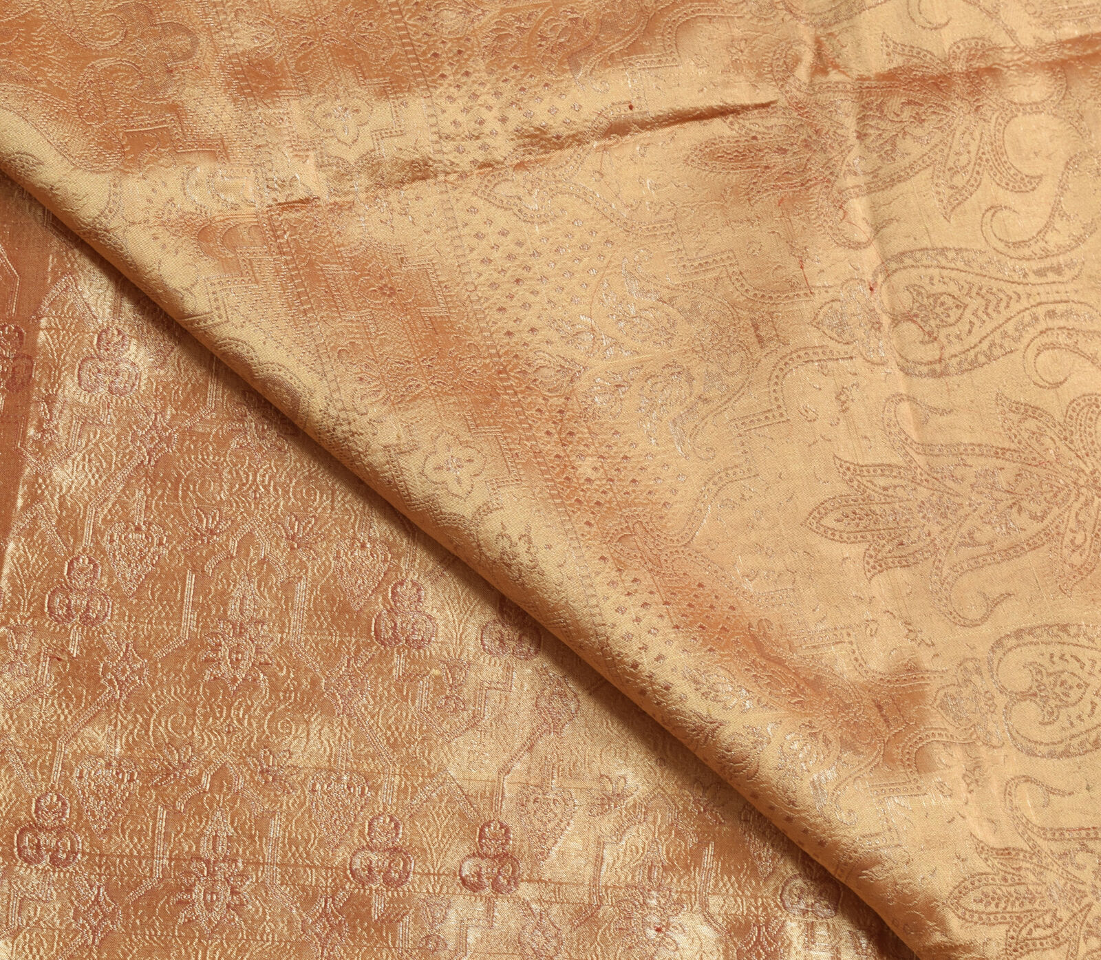 Sushila Vintage Heavy Saree Pure Satin Silk Banar… - image 10