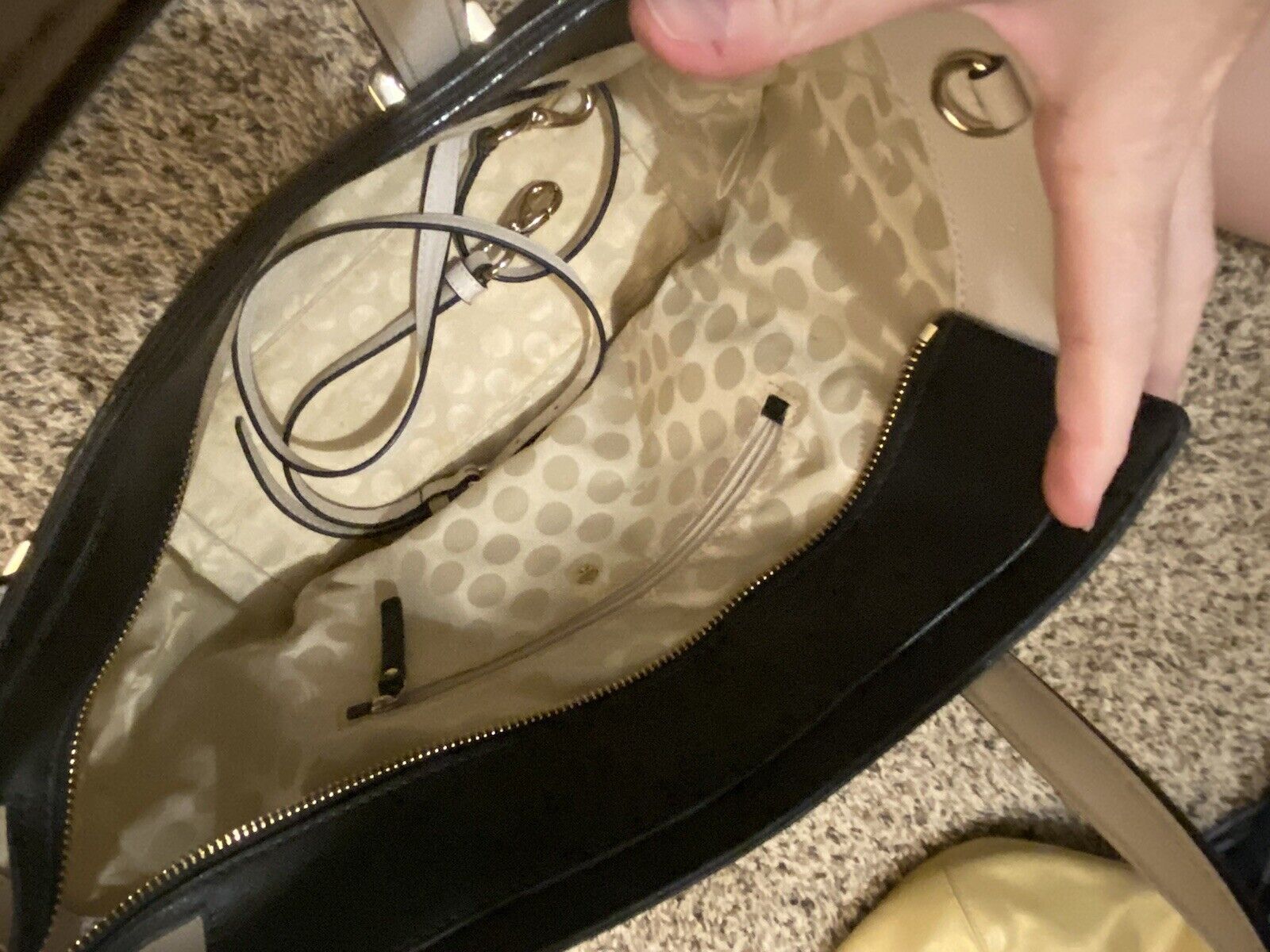 Coach Kristin Python Metallic Hobo Satchel Should… - image 3