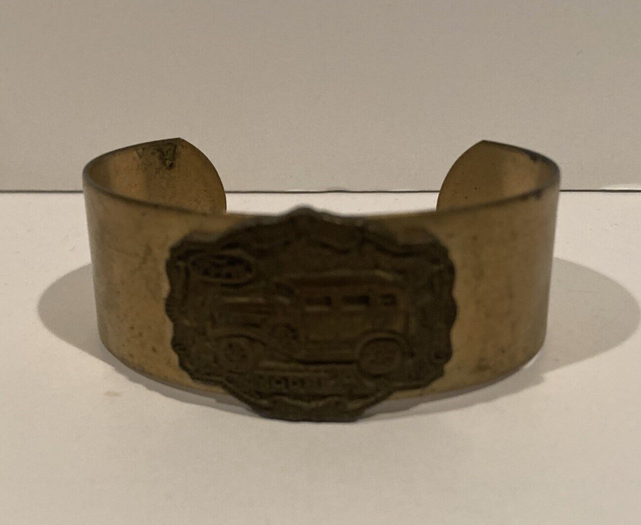 Vintage Copper Bracelet Cuff Ford Model A - image 1