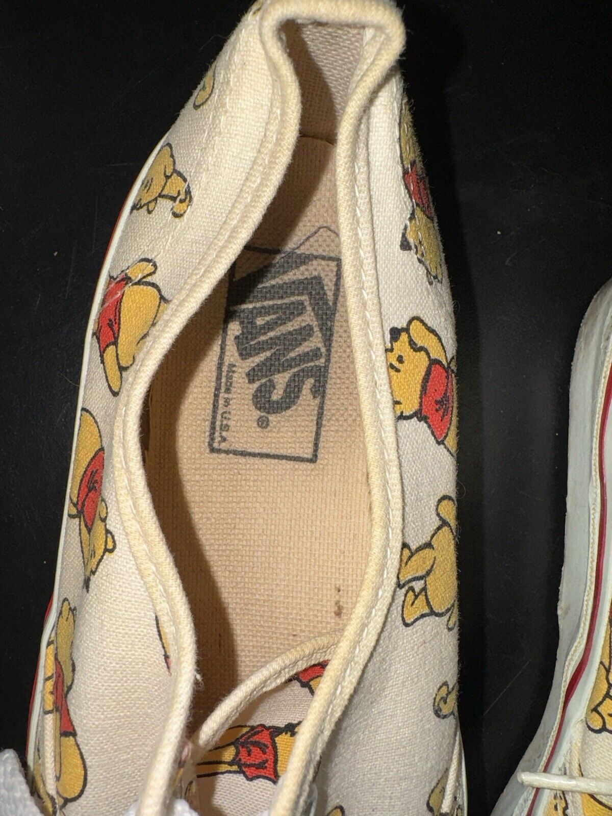 Vtg 90s Vans Disney Winnie The Pooh Sneakers Shoe… - image 8