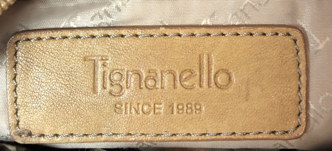 Tignanello Vintage Leather Hobo Shoulder Camel Co… - image 9